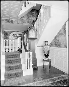 Salem, Essex and Summer Street, stairway, H. West, Northey house