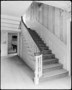 Marblehead, Hooper Street, stairway, "King" Hooper house