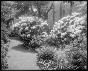 Salem, 314 Essex Street, views, garden, The Honorable Joseph B.F. Osgood house, 1909