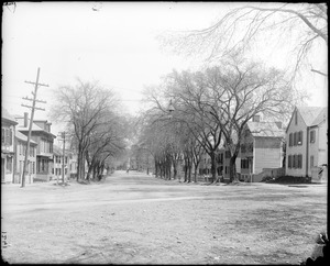 Salem, Broad Street, views, east from Flint Street