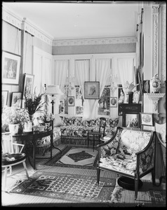 Peabody, Andover Street, interior detail, drawing room, Mrs. Jacob C. Rogers House, "Oak Hill"