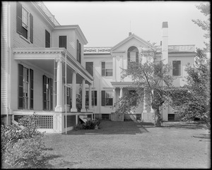 Peabody, Andover Street, views, rear, Mrs. Jacob C. Rogers Estate, "Oak Hill"