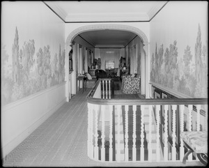 Peabody, Andover Street, upper hall, Mrs. Jacob C. Rogers House, "Oak Hill"