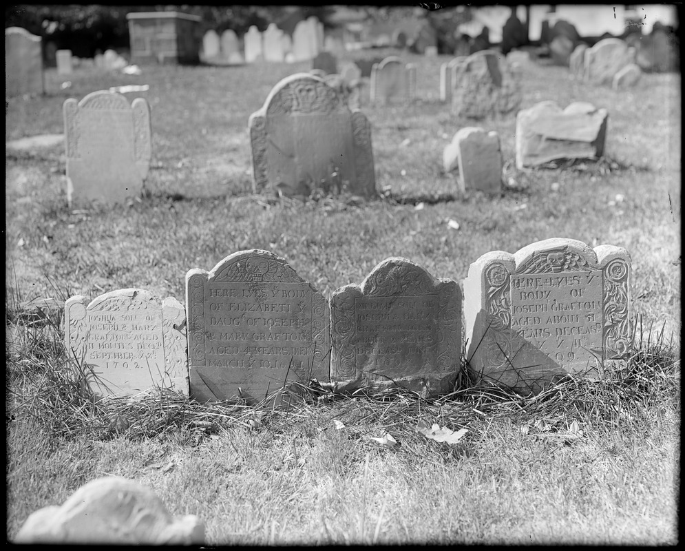 Salem, Charter Street, monuments, gravestone, Elizabeth daughter of Joseph and Mary Grafton