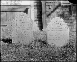 Salem, Charter Street, monuments, gravestone, John and Eliza Nutting