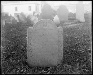 Salem, Charter Street, monuments, gravestone, Patience, wife of John Smith