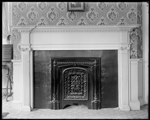 Salem, 31 Summer Street, interior detail, fireplace, Samuel McIntire house