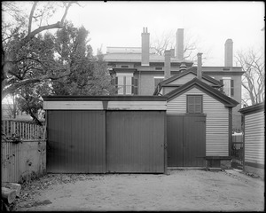 Salem, 26 Chestnut Street, rear, Dudley L. Pickman house from Warren Street