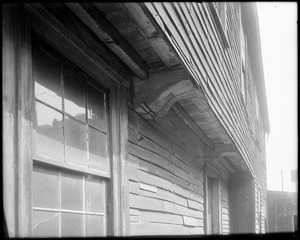 Salem, 23 Washington Street, exterior detail, eaves, Benjamin Hooper house