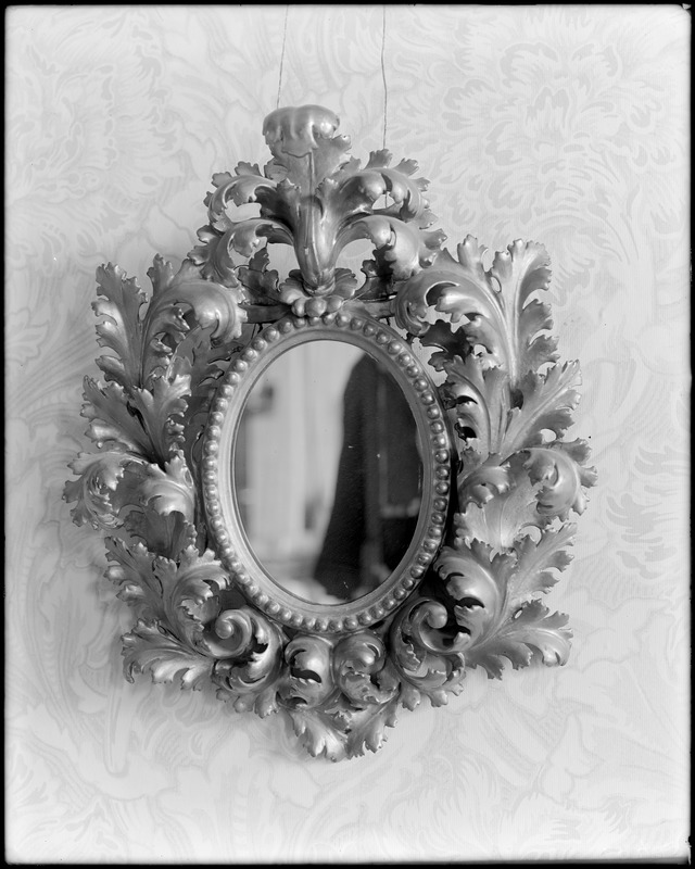 Objects, furniture, mirror, Florentine, from Italy about 1855