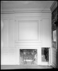 Marblehead, 169 Washington Street, interior detail, fireplace, Jeremiah Lee house