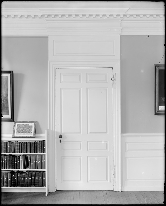 Marblehead, 169 Washington Street, interior detail, door, Jeremiah Lee house