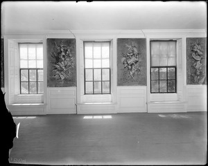 Marblehead, 169 Washington Street, interior detail, windows and panelling, Jeremiah Lee house