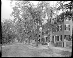 Salem, Chestnut Street, views, east from 25 Chestnut Street
