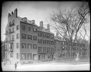 Boston, between 80 Pinckney Street and 89 Mount Vernon Street, views of Louisburg Square