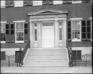 Philadelphia, Pennsylvania, 708 Spruce Street, exterior detail, front entry door, unknown House