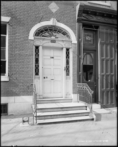 Philadelphia, Pennsylvania, 224 South 7th Street, exterior detail, door, unknown house