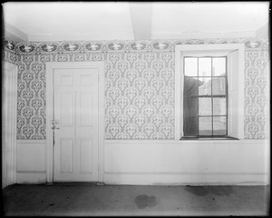 Salem, 168 Derby Street, interior detail, east front room, east side, Richard Derby house