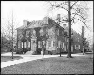 Philadelphia, Pennsylvania, 5708 Germantown Avenue, Vernon Park, exterior detail, Vernon-Wister house