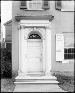 Philadelphia, Pennsylvania, 6195 Germantown Avenue, exterior detail, door, unknown house