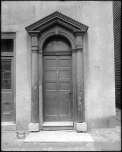 Philadelphia, Pennsylvania, 402 Wood Street, exterior detail, door, unknown house