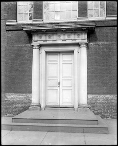 Philadelphia, Pennsylvania, Chestnut Street, exterior detail, door, Independence Hall