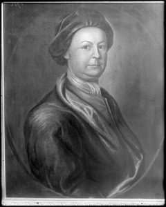 Portrait, John Lovell, by Smibert, at Harvard