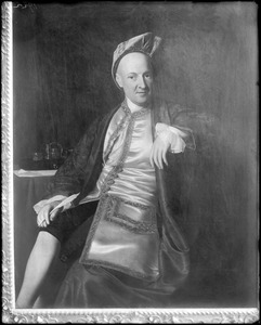 Portrait, Thomas Boylston, by Copley, at Harvard