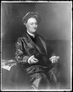 Portrait, Thomas Hubbard, by Copley, at Harvard