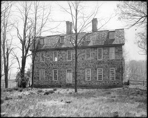 Horsham, Pennsylvania, 859 County Line Road, exterior detail, front elevation, Keith House, 1721