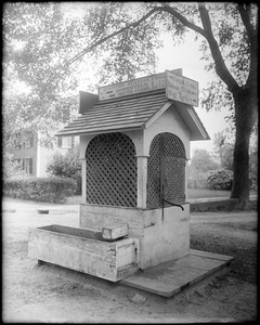 Kingstown, Rhode Island, exterior detail, town pump