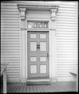 Kingston, Rhode Island, exterior detail, door, Wilkins Updike, Updike-Hunt house
