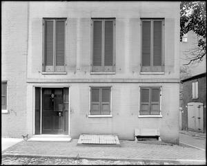 Baltimore, Maryland, 8 West Hamilton Street, exterior detail, front elevation, unknown house
