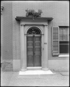 Baltimore, Maryland, 341 Courtland Street, exterior detail, door, unknown house