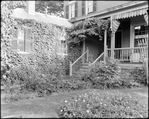 Salem, 26 Chestnut Street, rear porch, Humphrey Devereux house