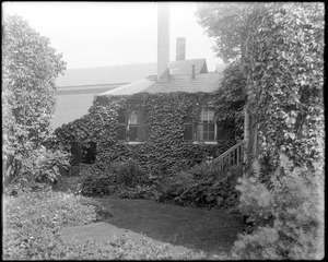 Salem, 26 Chestnut Street, views, garden, rear, formerly Humphrey Devereux estate