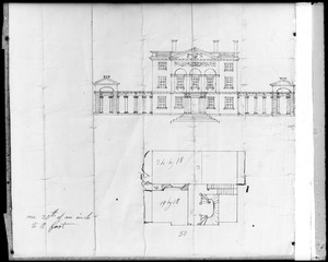 Salem, 96 Derby Street, maps and plans for the Elias Hasket Derby House