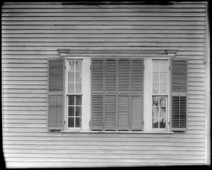 Portsmouth, New Hampshire, Sheafe Street and Chapel Street, exterior detail, window, unknown house