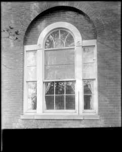 Portsmouth, New Hampshire, exterior detail, window, Larkin, Richter house