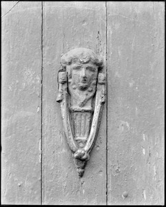 Philadelphia, Pennsylvania, 324 South 7th Street, exterior detail, door knocker