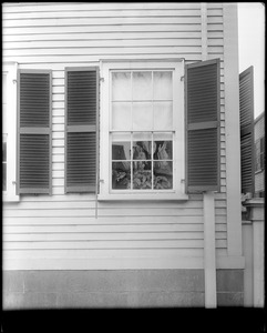 Salem, 314 Essex Street, exterior detail, window, Susan Osgood house
