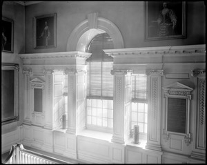 Philadelphia, Pennsylvania, 520 Chestnut Street, interior detail, window, Palladian, Independence Hall