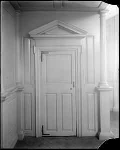 Philadelphia, Pennsylvania, 520 Chestnut Street, interior detail, door, first floor, south corridor, Independence Hall