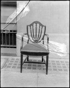 Objects, furniture, chair, Hepplewhite, Doyle mansion, Salem, 33 Summer Street
