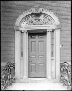 Philadelphia, Pennsylvania, 320 South 3rd Street, exterior detail, door