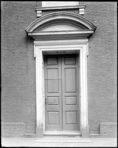 Philadelphia, Pennsylvania, exterior detail, door, Saint Peter's Church