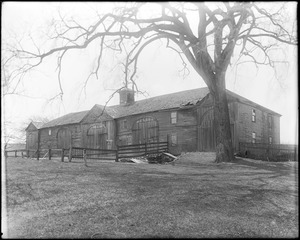 Peabody, Massachusetts, unknown street, barn at Osborne house, 1798