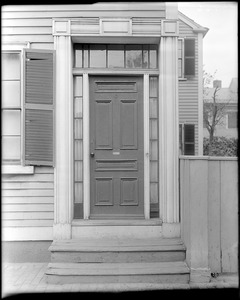 Salem, 6 Church Street, exterior detail, door, unknown house