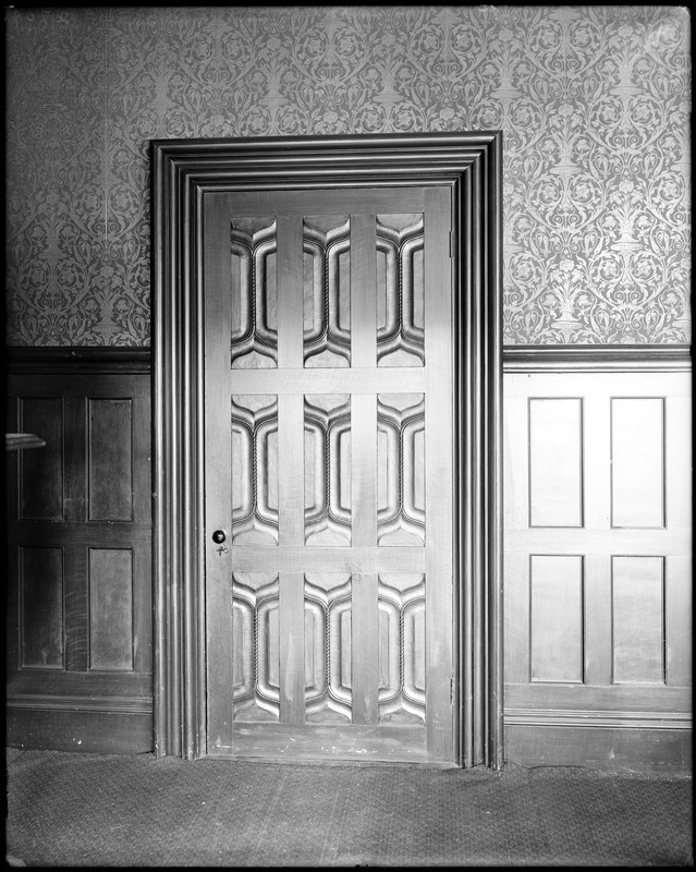 Salem, George Peabody house, "Kernwood," interior detail, door