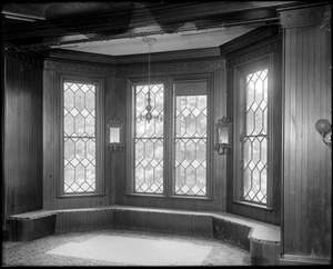 Salem, George Peabody house, "Kernwood," interior detail, dining room